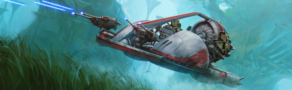 Star Wars Republic Swamp Speeder