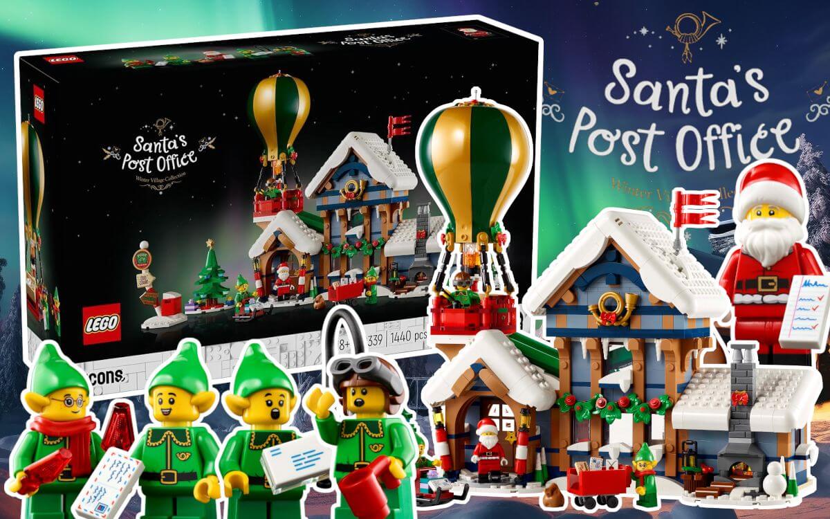 LEGO Icons 10339 Winter Village Santa's Post Office 2024 revealed