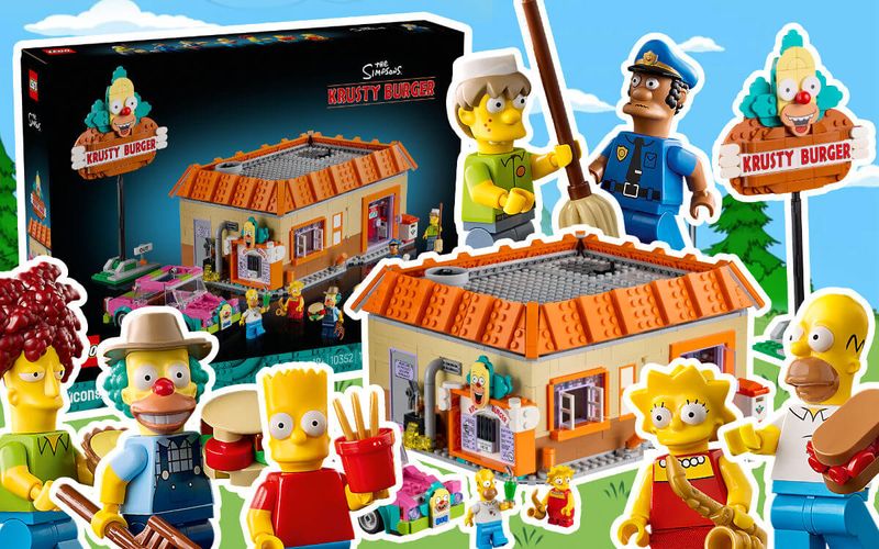 LEGO 10352 Simpsons Krusty Burger 2025 revealed