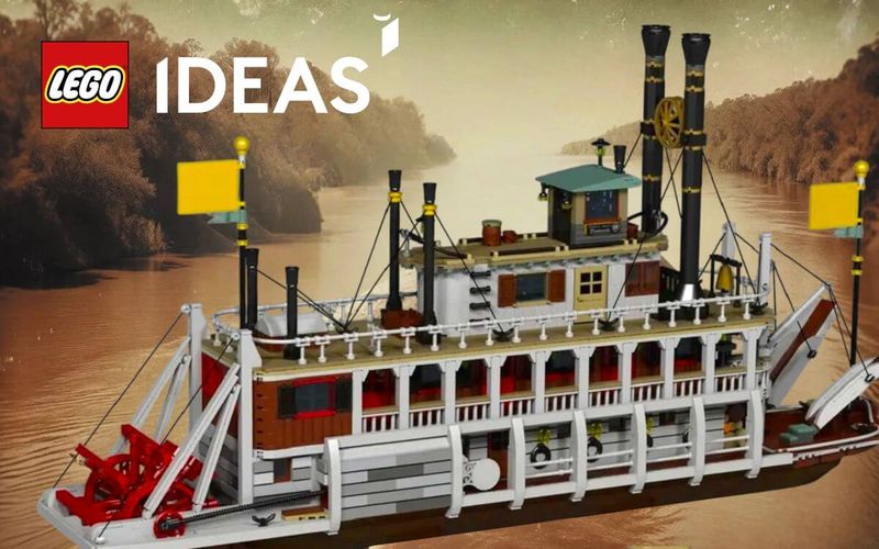 LEGO Ideas 21356 Western River Steamboat 2025 rumor preview