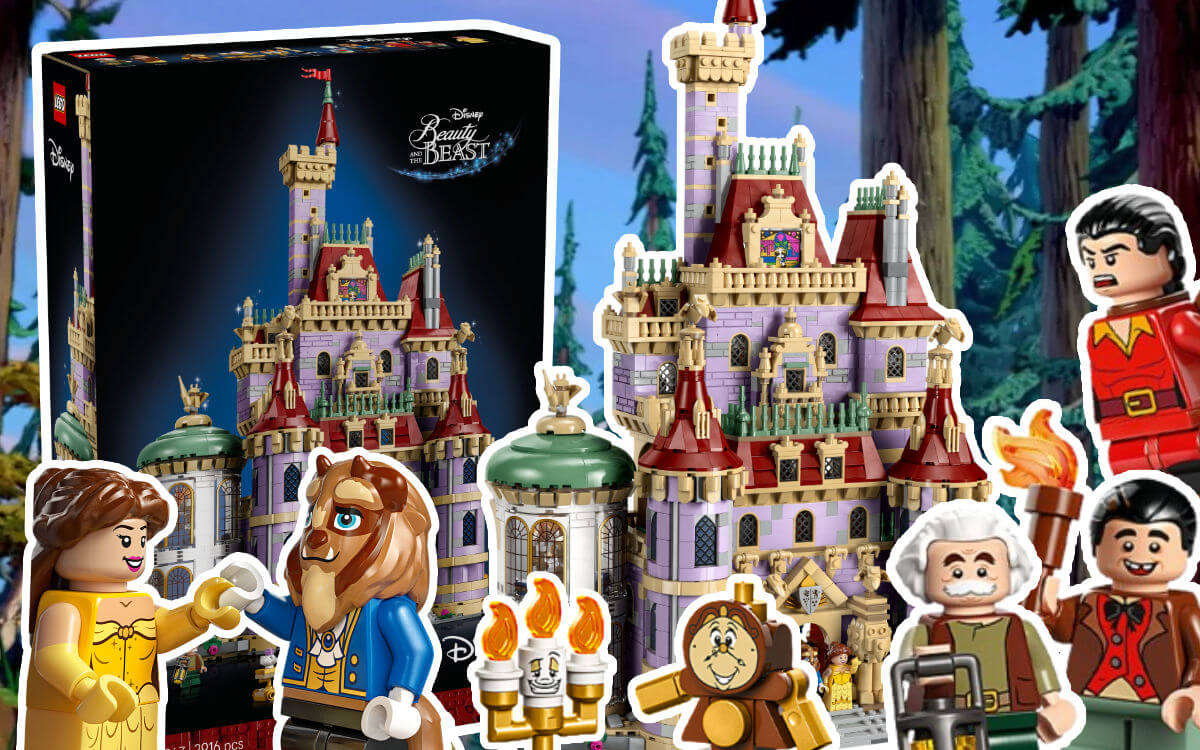 LEGO Disney 43263 Beauty and the Beast Castle 2025 revealed