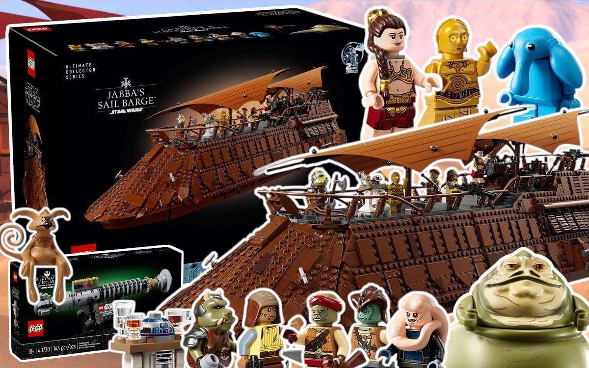 LEGO Star Wars 75397 UCS Jabba's Sail Barge & Luke's Lightsaber GWP revealed