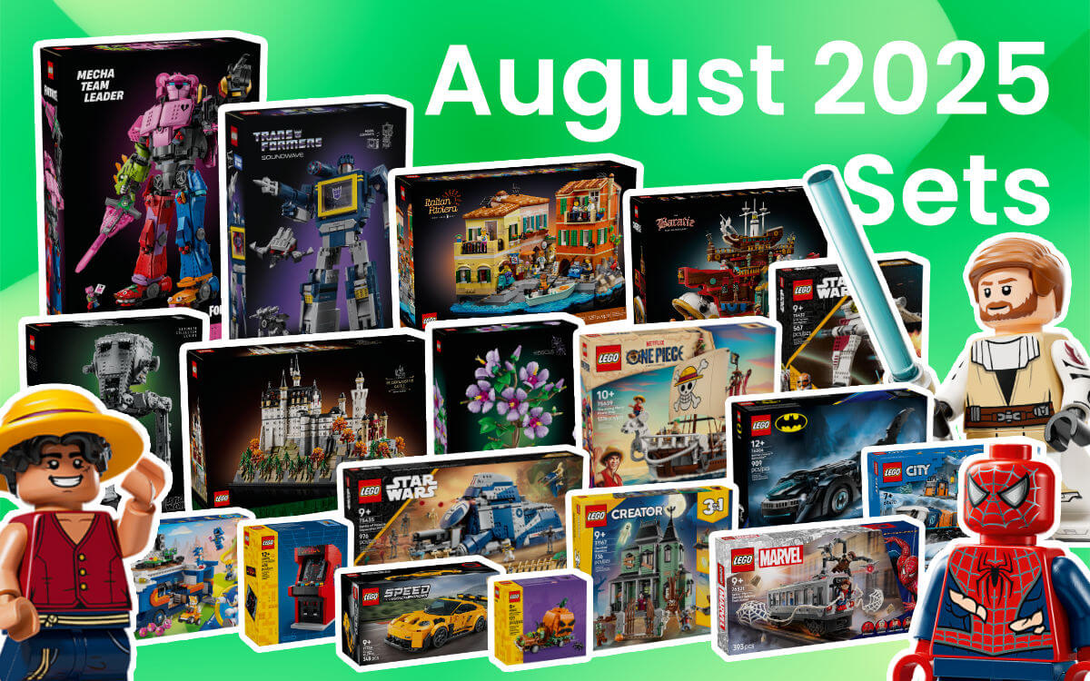 All LEGO August 2025 Sets overview