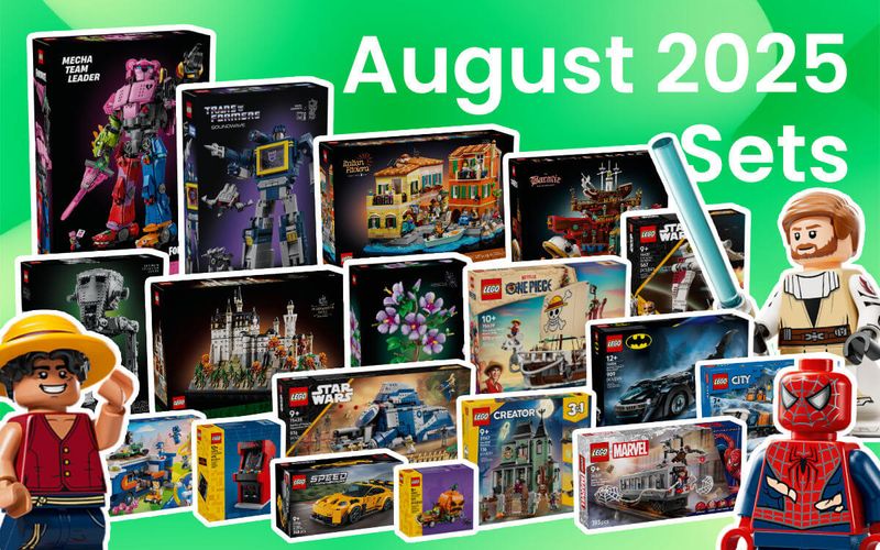All LEGO August 2025 Sets overview