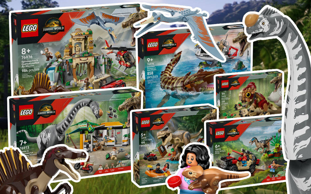 LEGO Jurassic World Rebirth Sets Revealed For June 2025 LEGO Jurassic World Rebirth Sets Revealed For June 2025