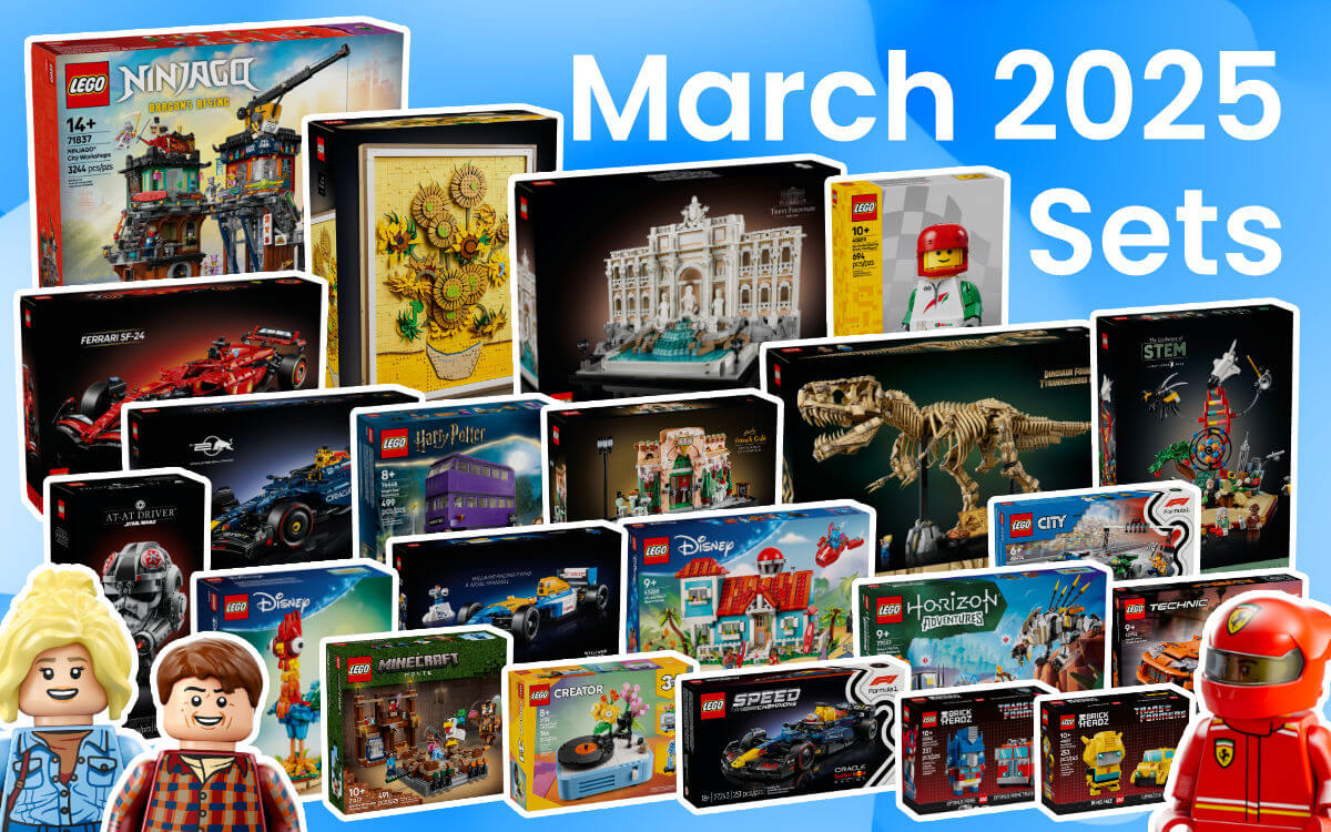 All LEGO March 2025 sets overview