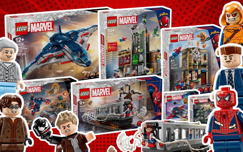 LEGO Marvel August 2025 Sets revealed: Spider-Man Train Battle, Oscorp & more