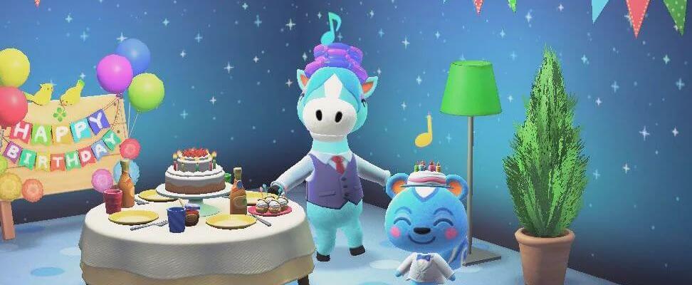 Animal Crossing Julians Birthday Party