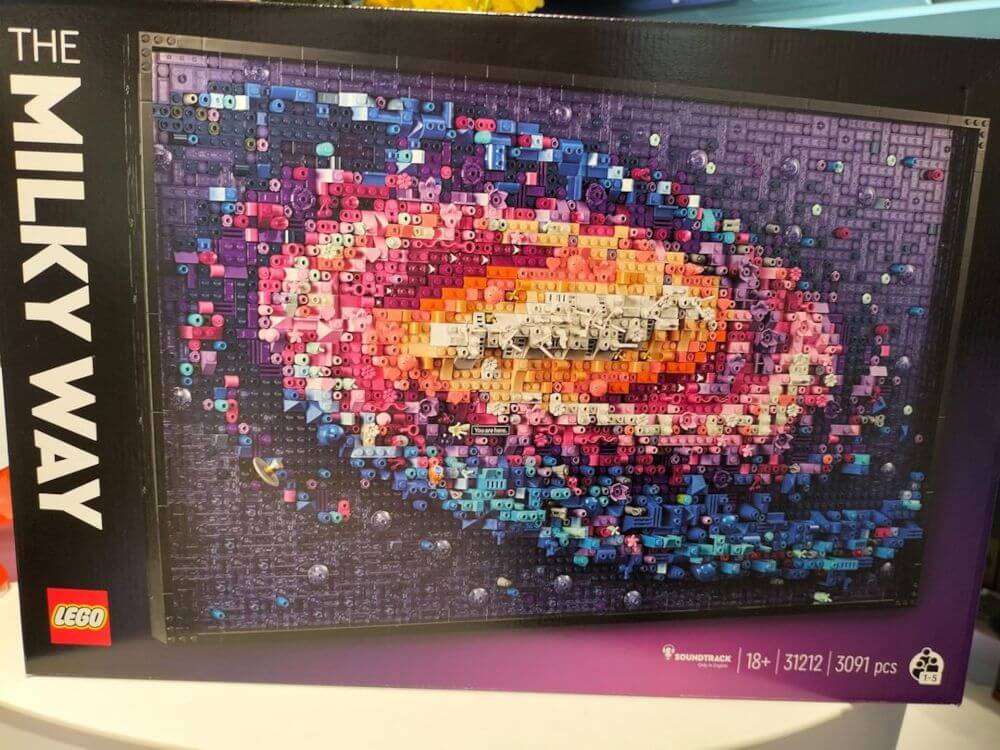 LEGO Art 31212 The Milky Way Galaxy box leak front