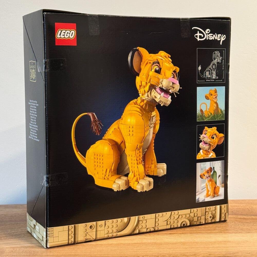 LEGO Disney 43247 Simba The Lion King box back