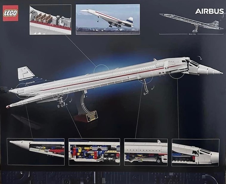 2083-piece LEGO Icons Concorde has permission to land