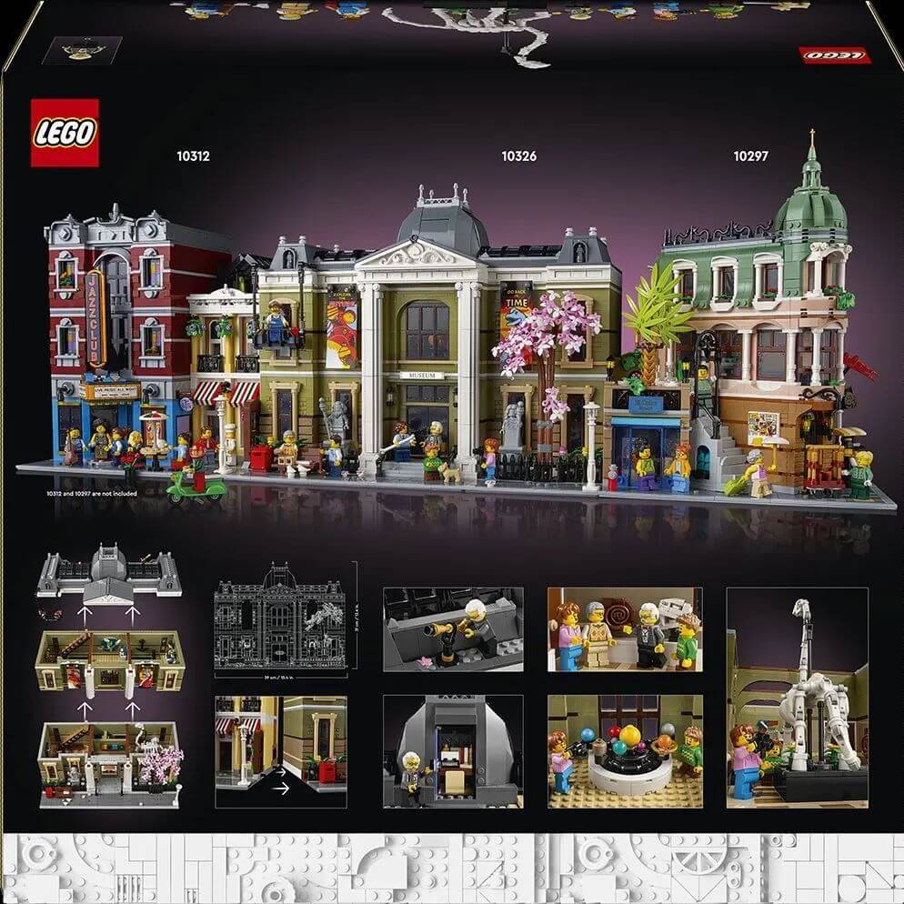 LEGO Icons 10326 Natural History Museum box front leak