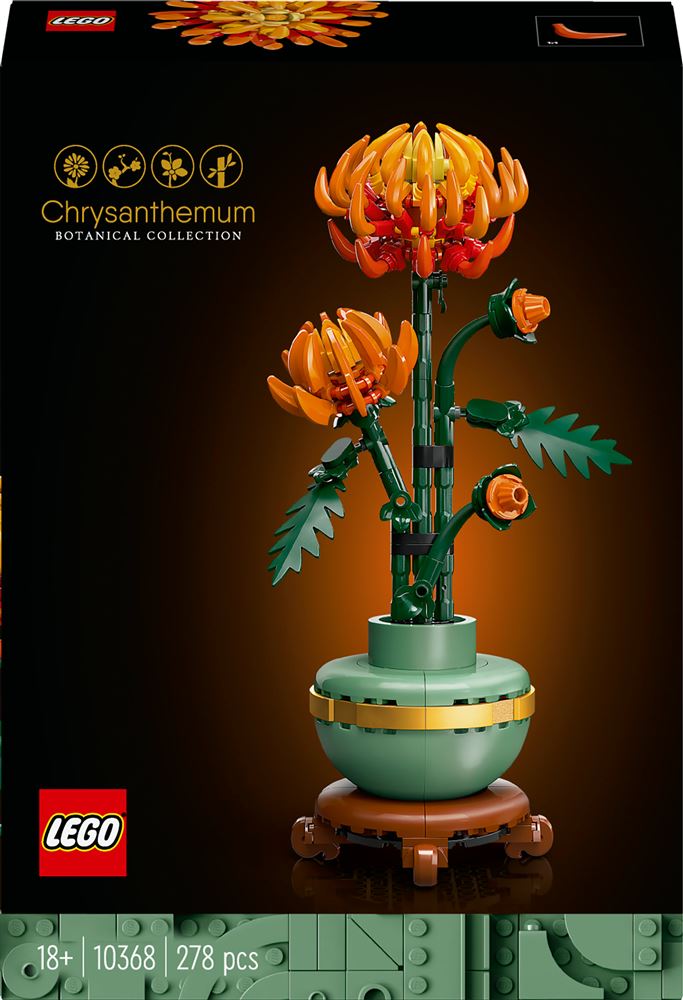 LEGO Icons Botanical Collection 10368 Chrysanthemum box front
