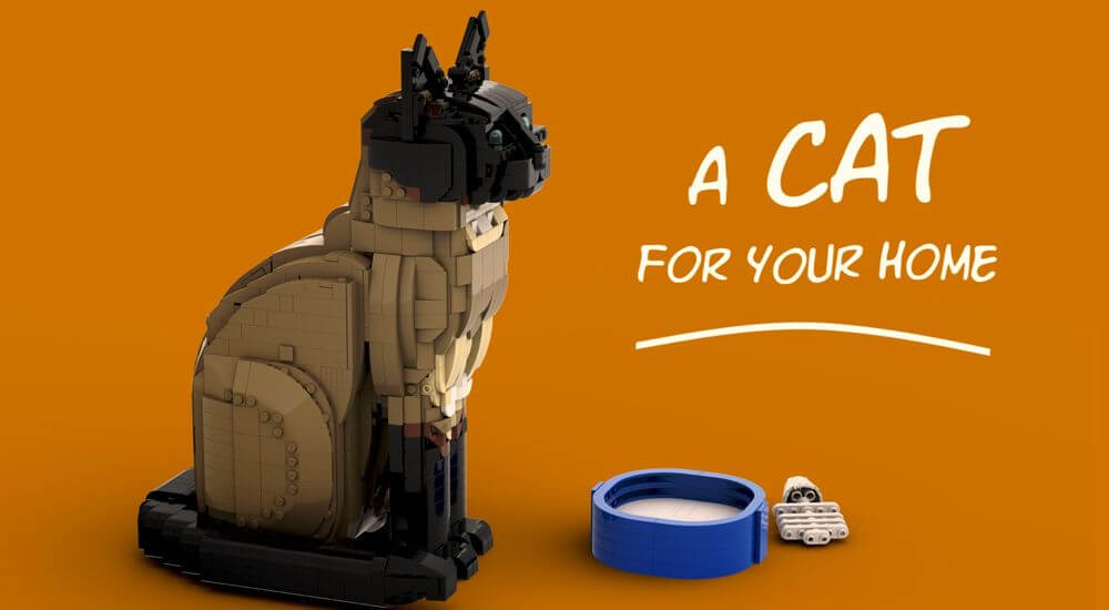 LEGO Ideas 21349 Cat fan design