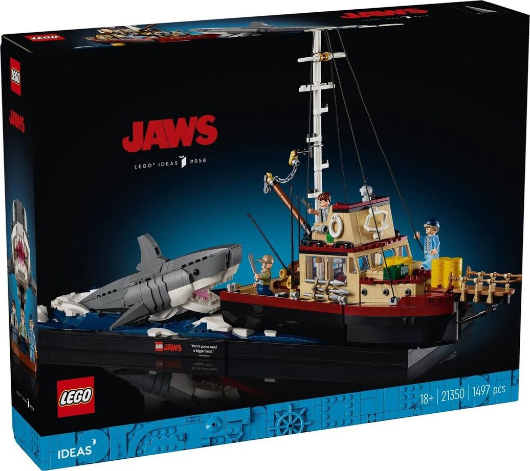 LEGO Ideas 21350 Jaws box front