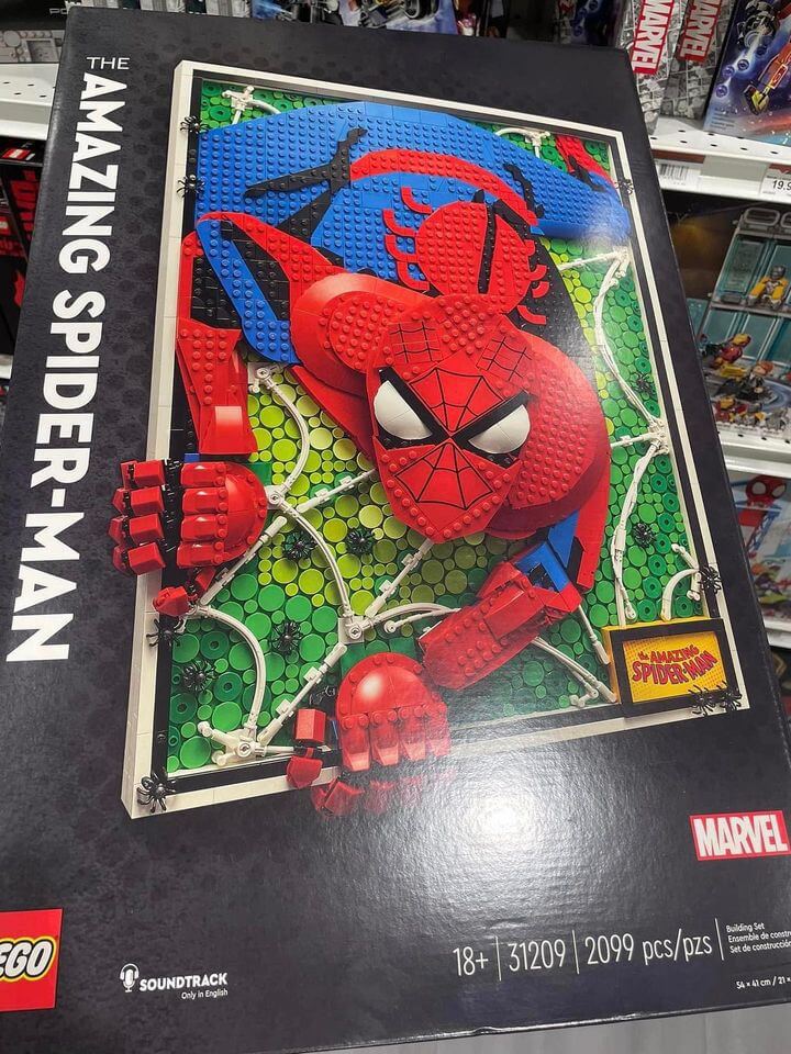 LEGO Art 31209 Amazing Spider-Man: First look