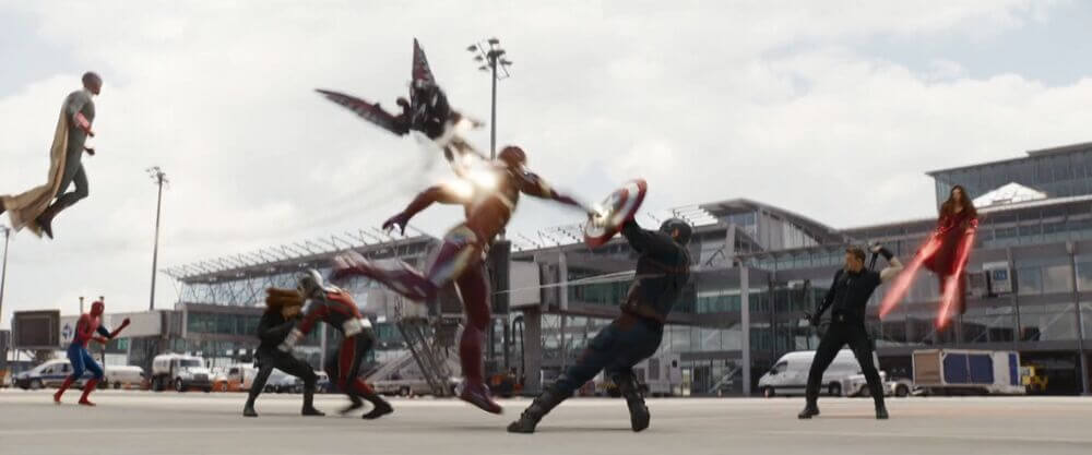 Marvel Avengers Civil War Airport Battle