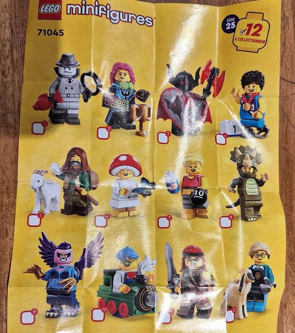 LEGO 71045 Minifigures Series 25 Lineup Announced