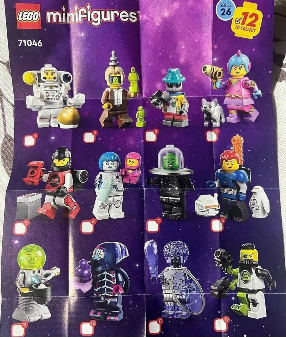 LEGO 71046 Space Collectable Minifigures Series 26 leak