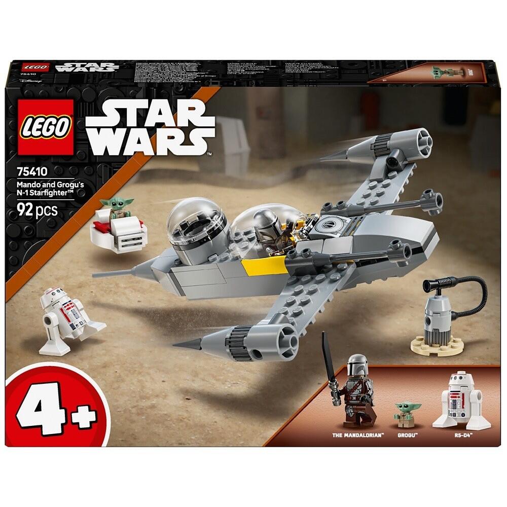 LEGO Star Wars 75410 Mando & Grogu's N-1 Starfighter box front