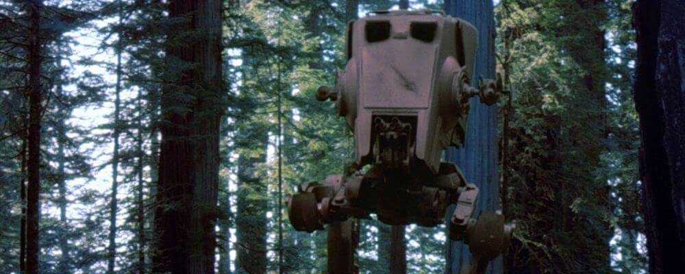 Star Wars AT-ST on Endor