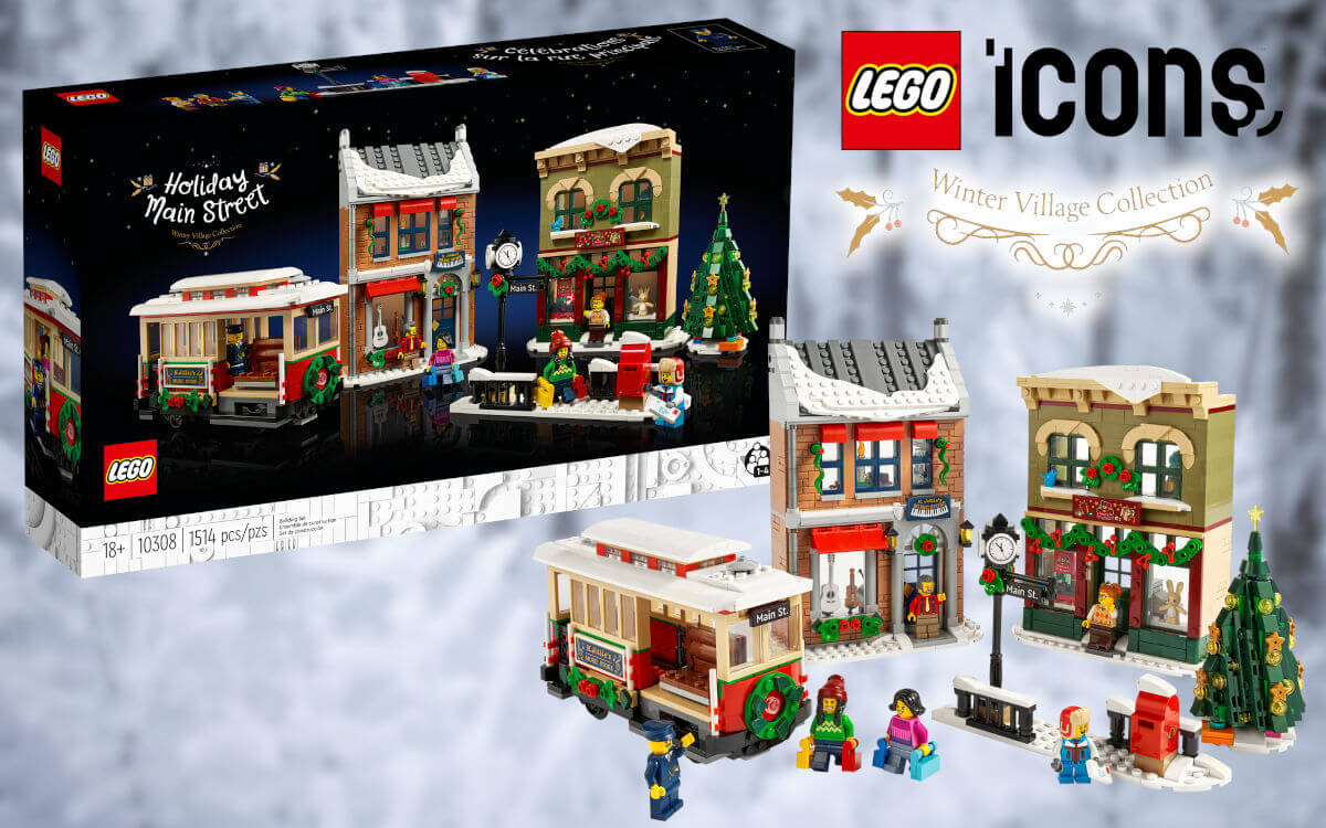 dyd dør spejl cache LEGO Winter Village: Holiday Main Street revealed