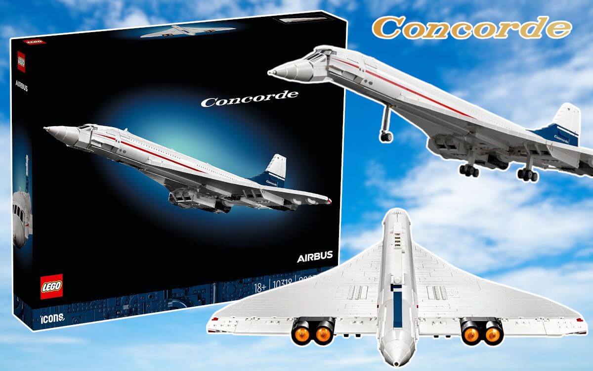 LEGO Concorde Plane revealed ahead of September release