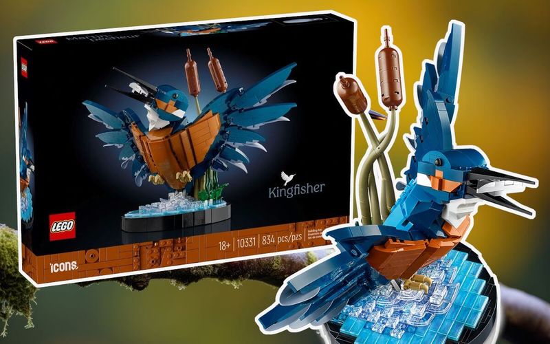 LEGO Icons 10331 Fauna Collection Kingfisher Bird revealed
