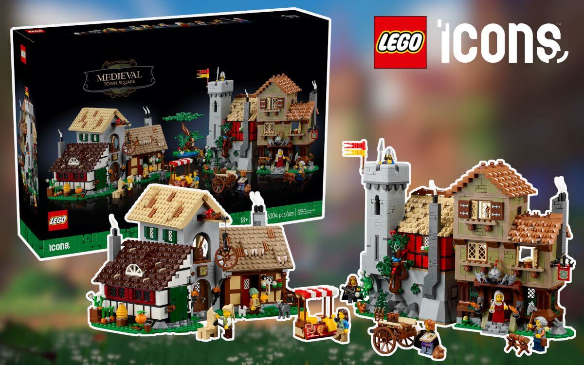 LEGO Icons 10332 Medieval Town Square 2024 revealed