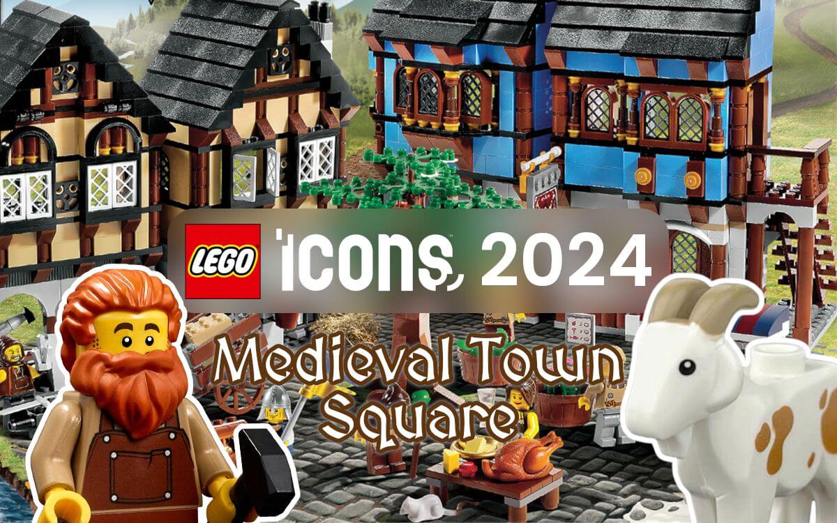 LEGO Icons 10332 Medieval Town Square 2024 preview