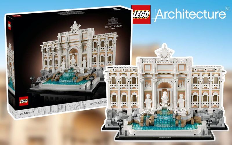 LEGO Architecture 21062 Trevi Fountain 2025 revealed