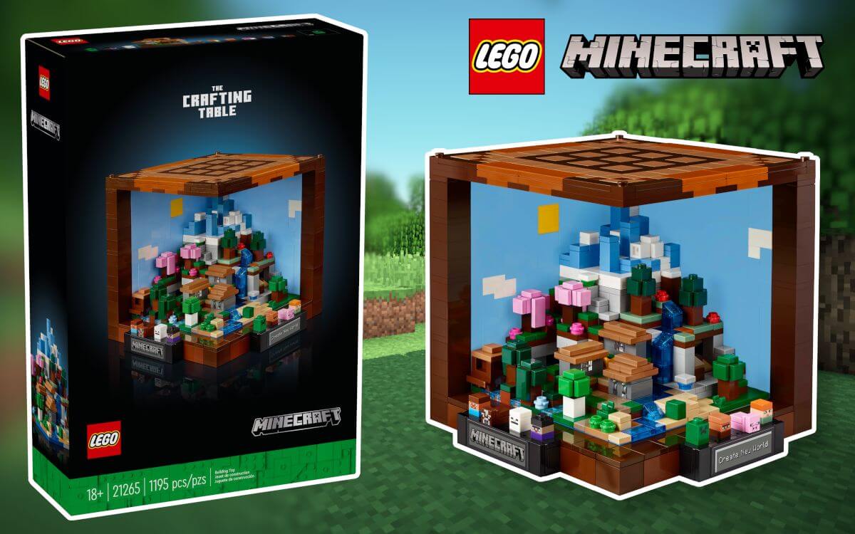 LEGO Minecraft 21265 The Crafting Table revealed