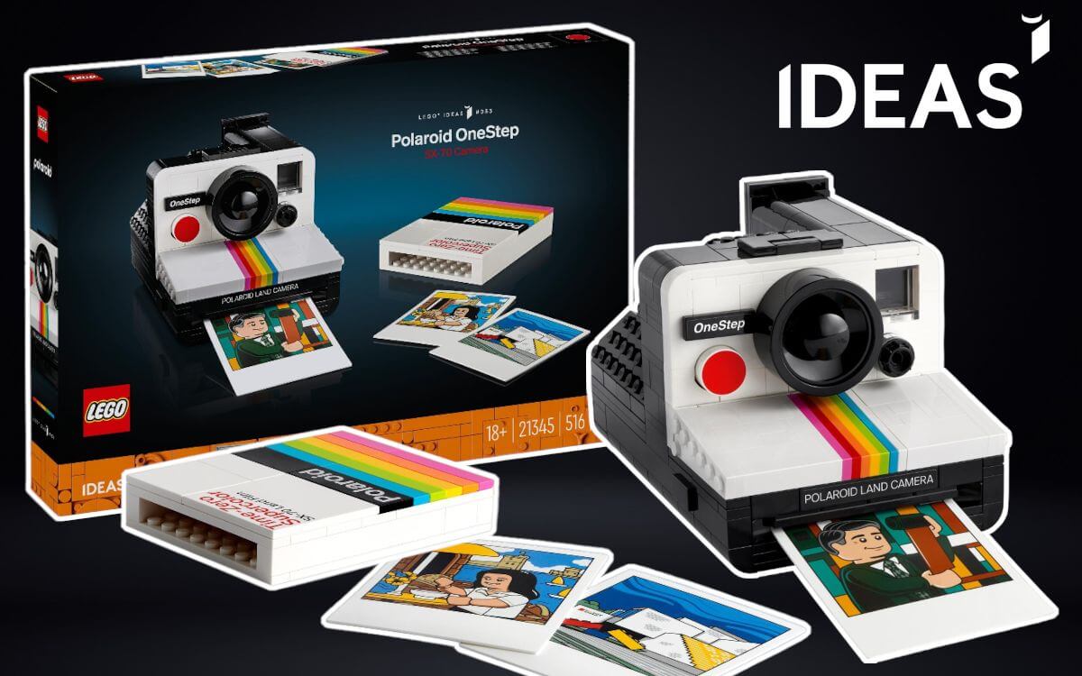 LEGO Ideas 21345 Polaroid OneStep SX-70 Camera Photography 1st