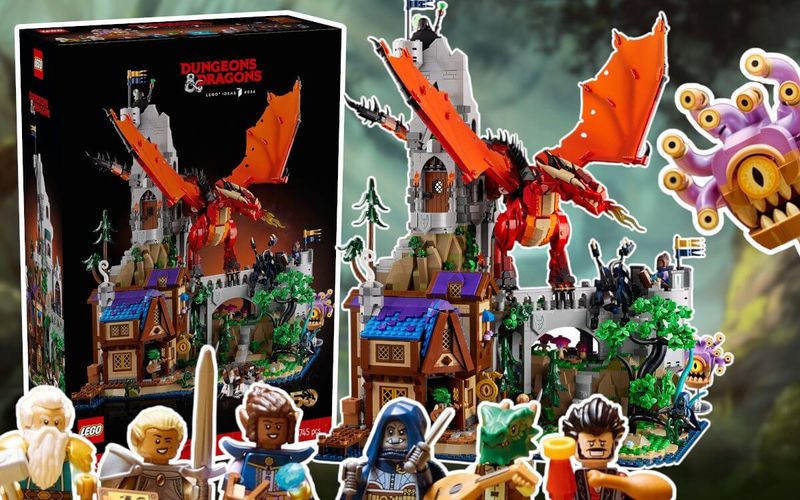 LEGO Ideas 21348 Dungeons & Dragons: Red Dragons Tale and GWP revealed