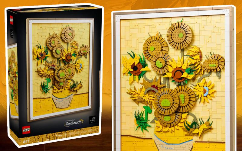 LEGO Art 21315 Vincent van Gogh Sunflowers 2025 revealed