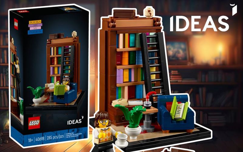 LEGO Ideas 40698 Books Are My Passion GWP revealed