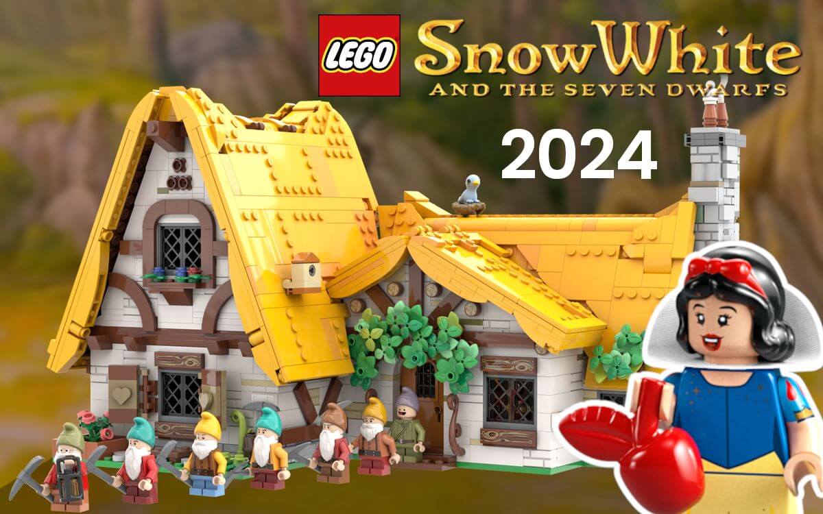 LEGO Disney 43242 Snow White and the 7 Dwarfs coming in 2024