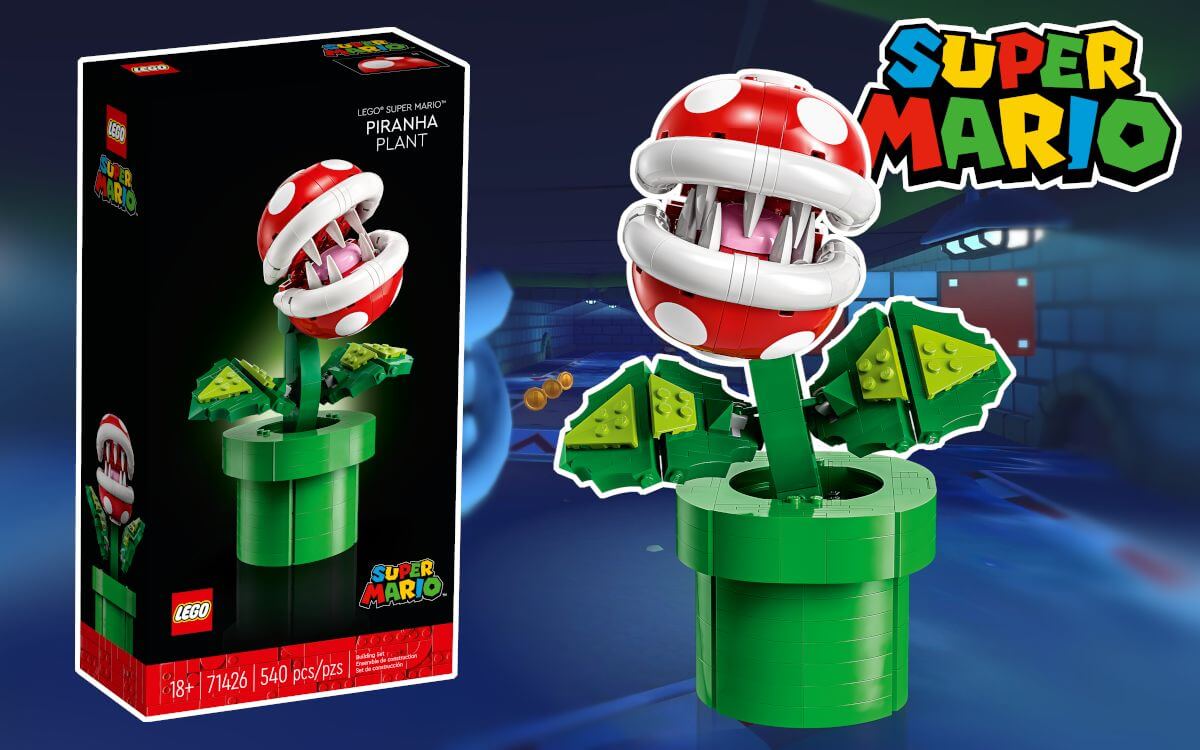 Buy LEGO Super Mario Piranha Plant Figure Set for Adults 71426, LEGO