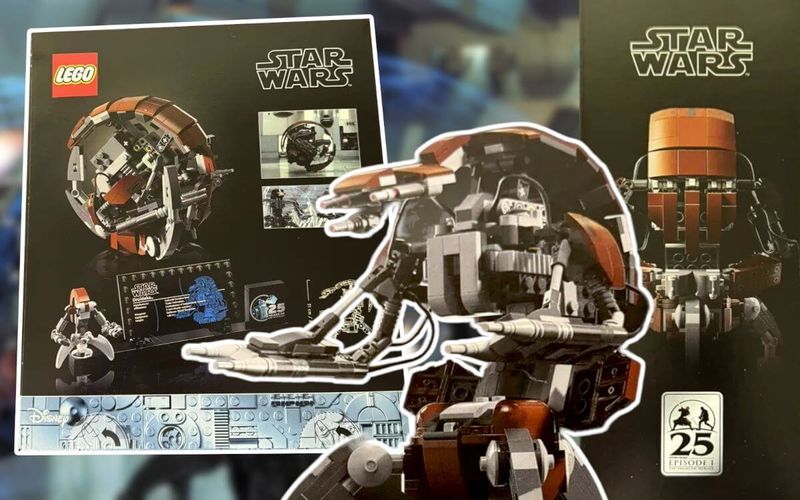 LEGO Star Wars 75381 Buildable Droideka leaks