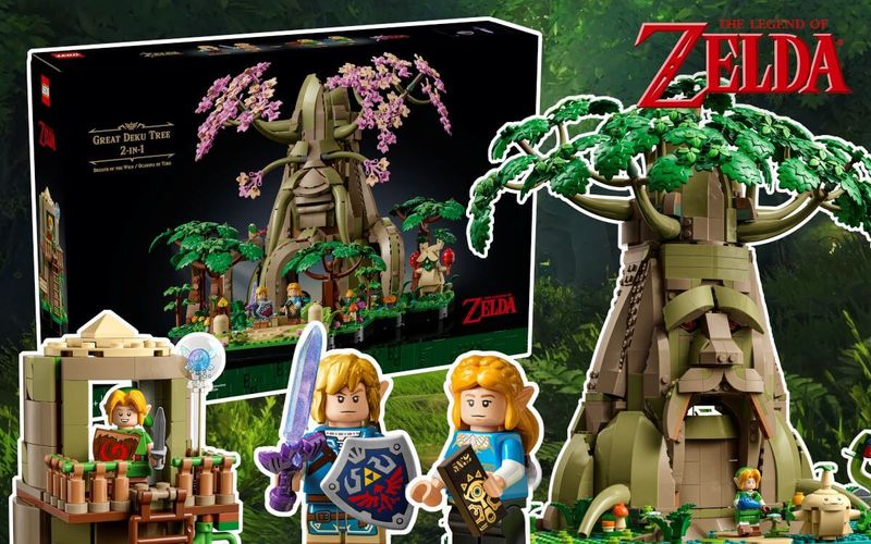 LEGO Zelda 2024 The Great Deku Tree 2 in 1 revealed for September!