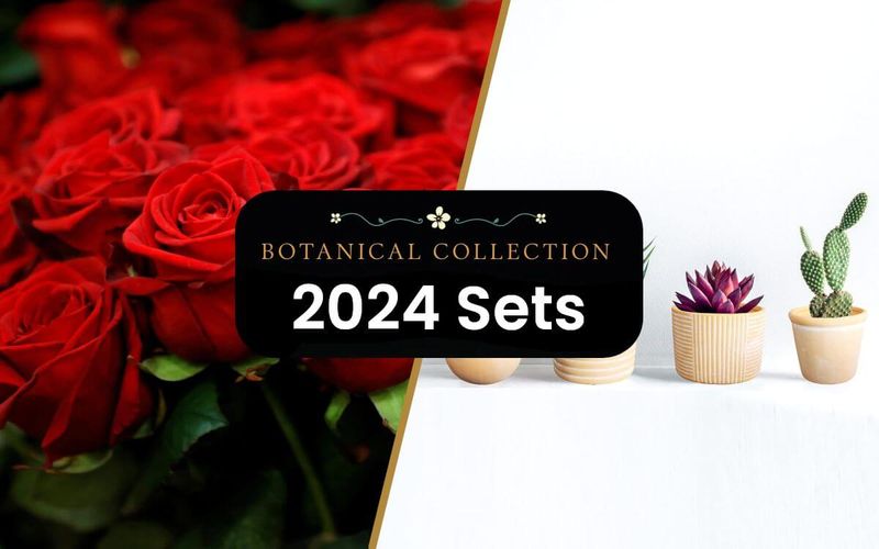 LEGO Botanical Collection 2024 sets Rose Bouquet & Flower Pots