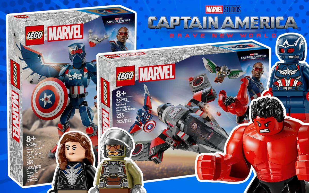 LEGO Marvel Captain America Brave New World sets revealed for December 2024