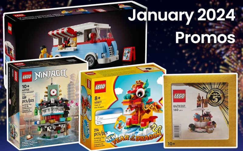 Every LEGO Promo & GWP in January 2024 Food Truck, Ninjago & more