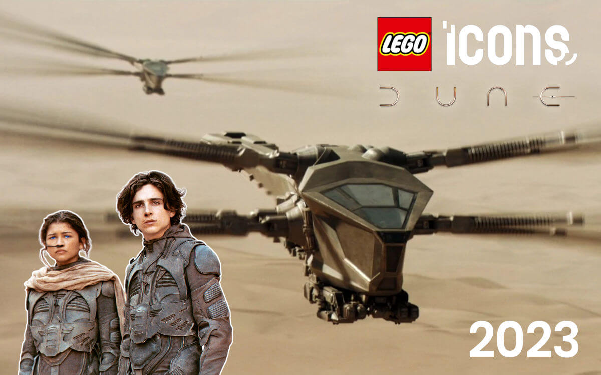 LEGO 10327 Dune Ornithopter: New Icons set rumored