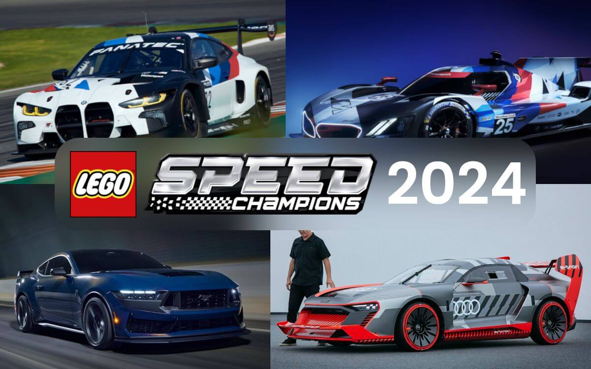 LEGO Speed Champions 2025 sets BMW, Audi, Ford & Formula 1!