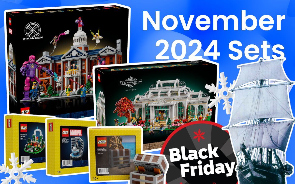 All LEGO November 2024 sets overview: X-Mansion, Botanical Garden, Endurance Ship & GWPs