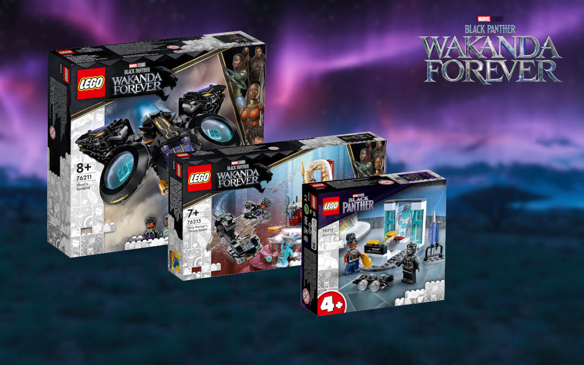 3 new LEGO Marvel Black Panther Wakanda Forever sets