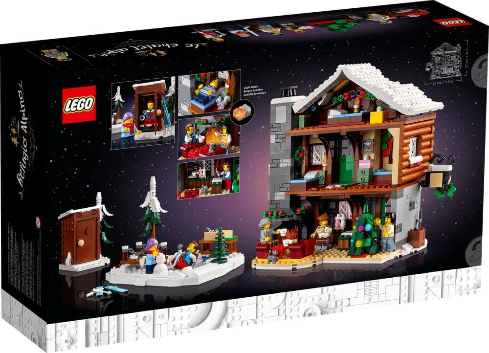 LEGO Icons 10325 Alpine Lodge box back