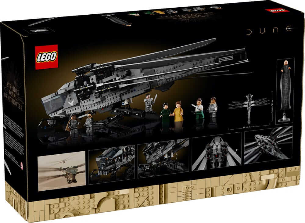 LEGO Icons 10327 Dune Atreides Royal Ornithopter box back
