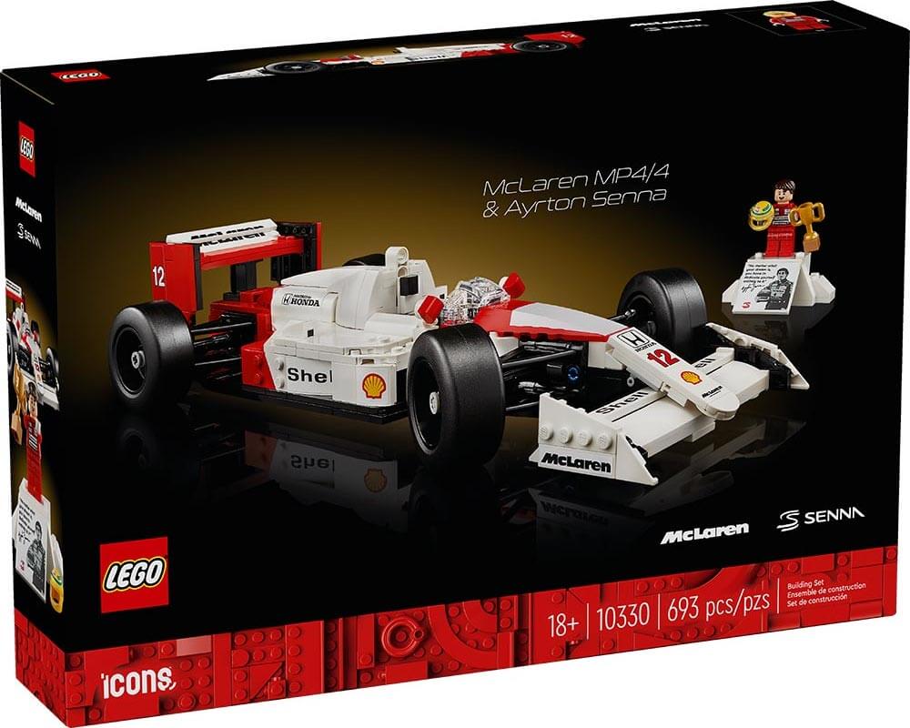 LEGO Icons 10330 McLaren MP4/4 & Ayrton Senna box